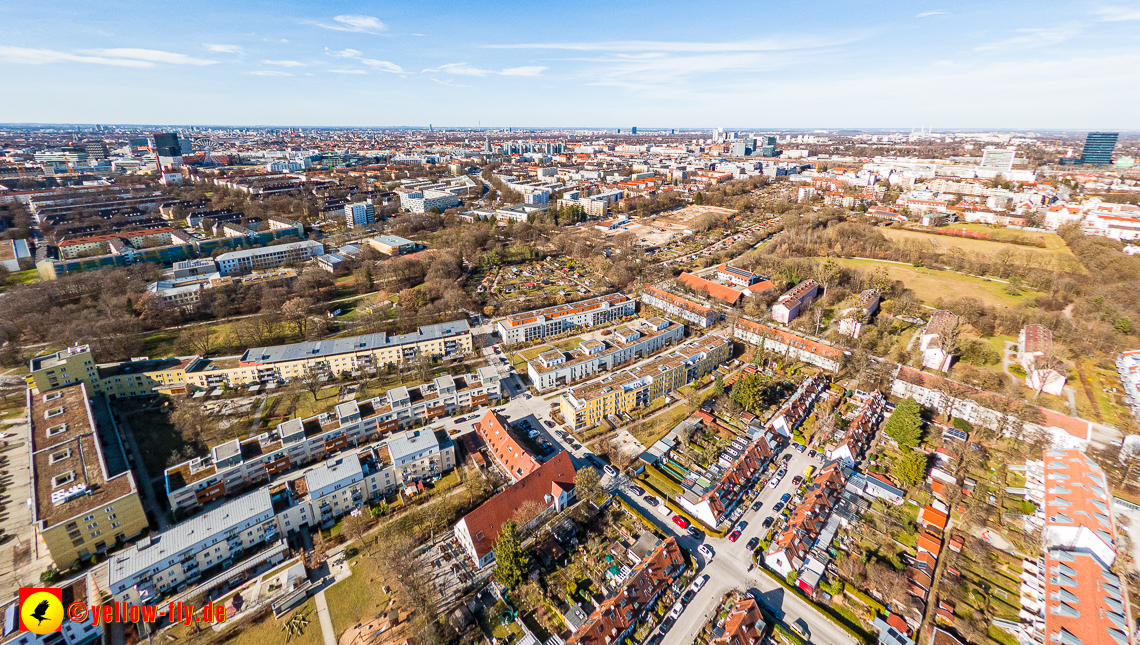 20.02.2023 - der Hachinger Bach zwischen Berg am Laim und Neuperlach